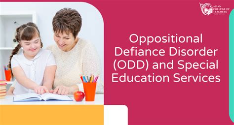 Oppositional Defiance Disorder ODD and Special .